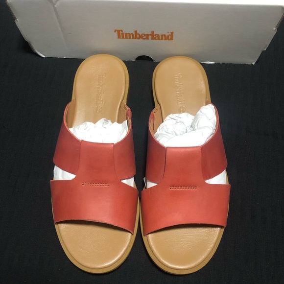 Timberland Shoes - Timberland Women’s Calista Bay Slide Sandal, Size 8.5, O45M9D A7W, Medium Red J